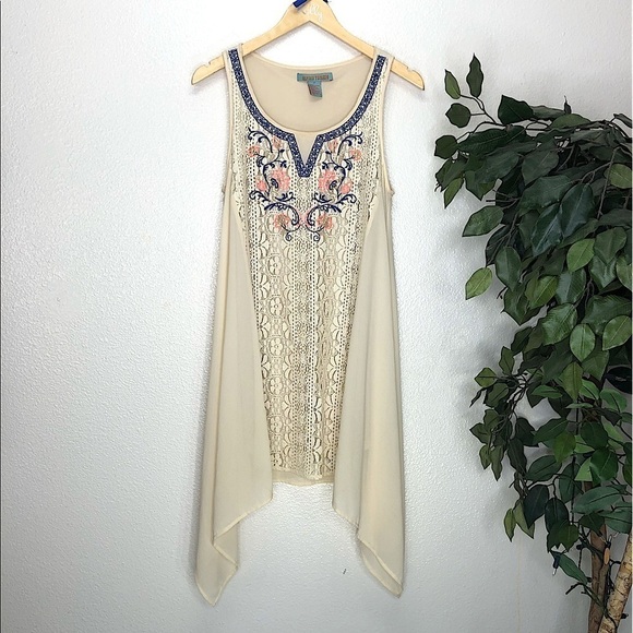 Flying Tomato Loose Fitting Lace Detailed Midi Dress - Picture 1 of 6